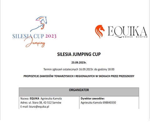 SILESIA JUMPING CUP