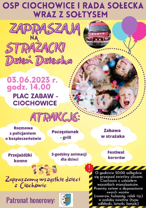 strażacki dzień dziecka