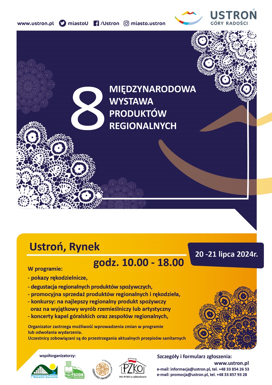 Plakat 8 Międzynarodowa wystawa produktów regionalnych 2024 PLAKAT 01