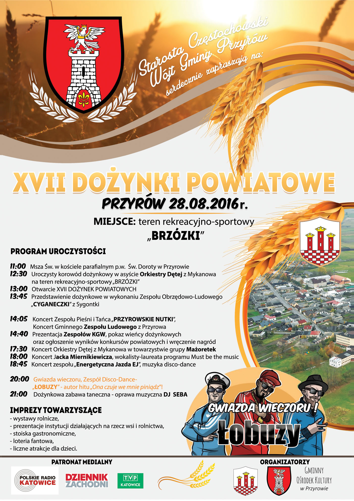 XVII dozynki powiatowe-plakat